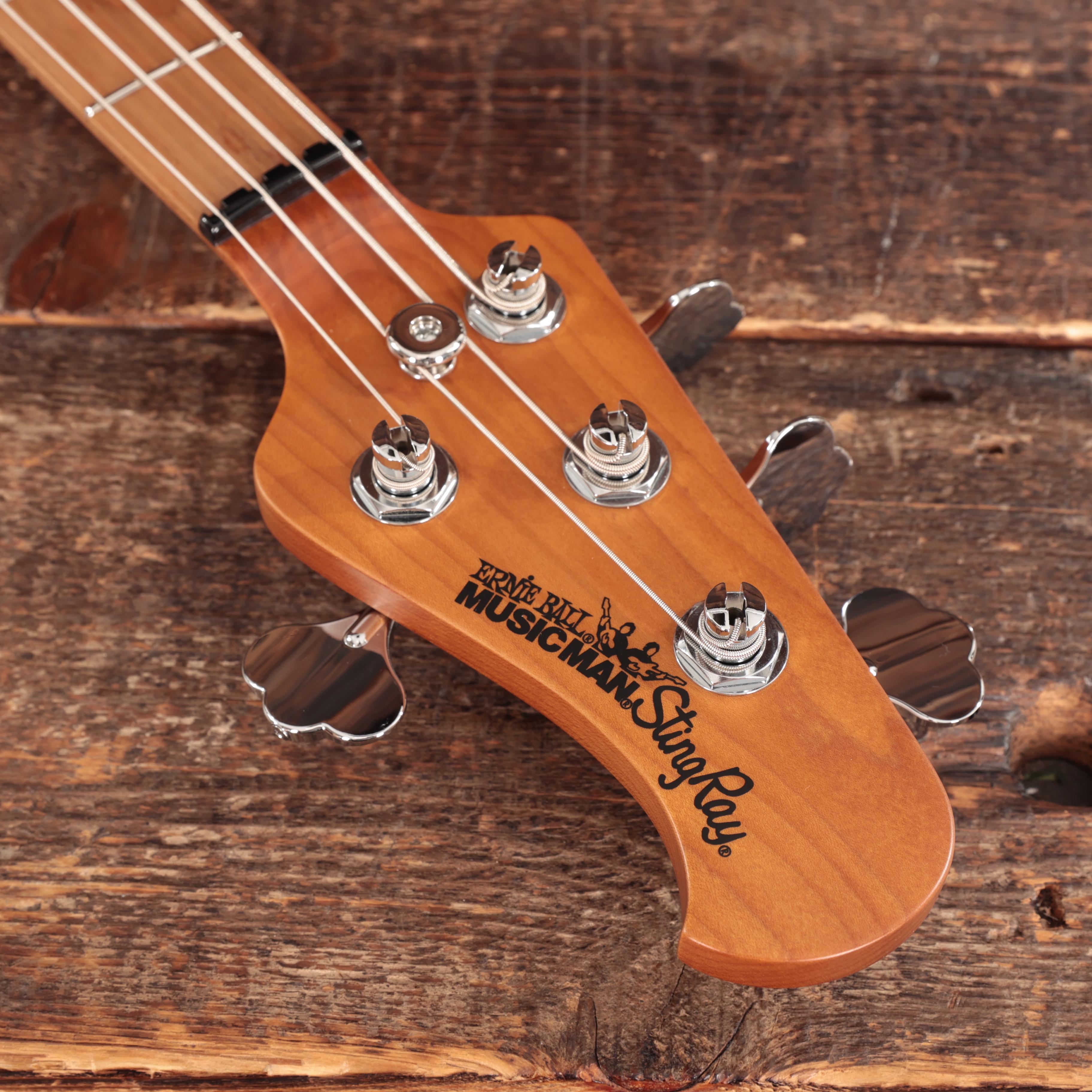 Music Man StingRay Special Bass Guitar in Hot Honey - Andertons